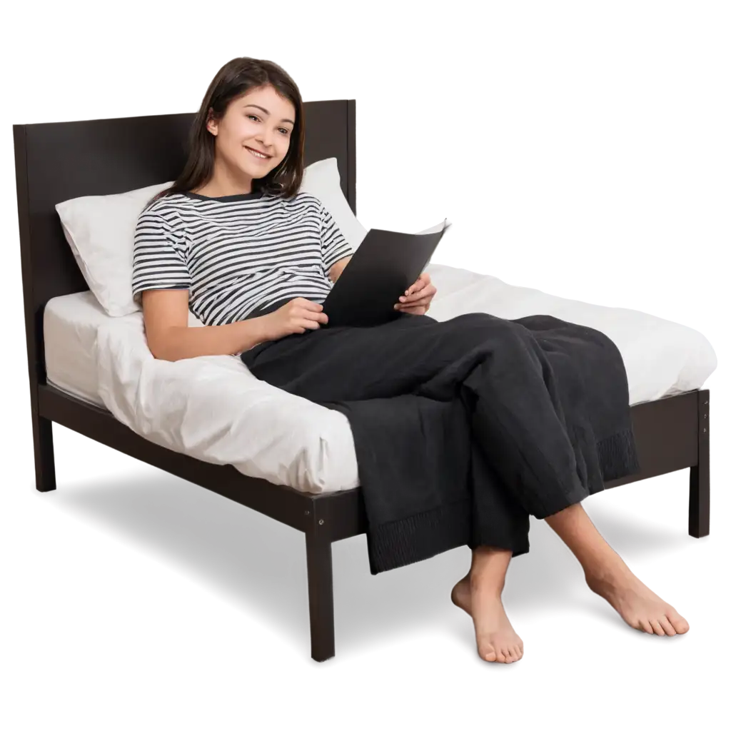 Student-in-Bed-PNG-Image-Cozy-Study-Environment-Visualized