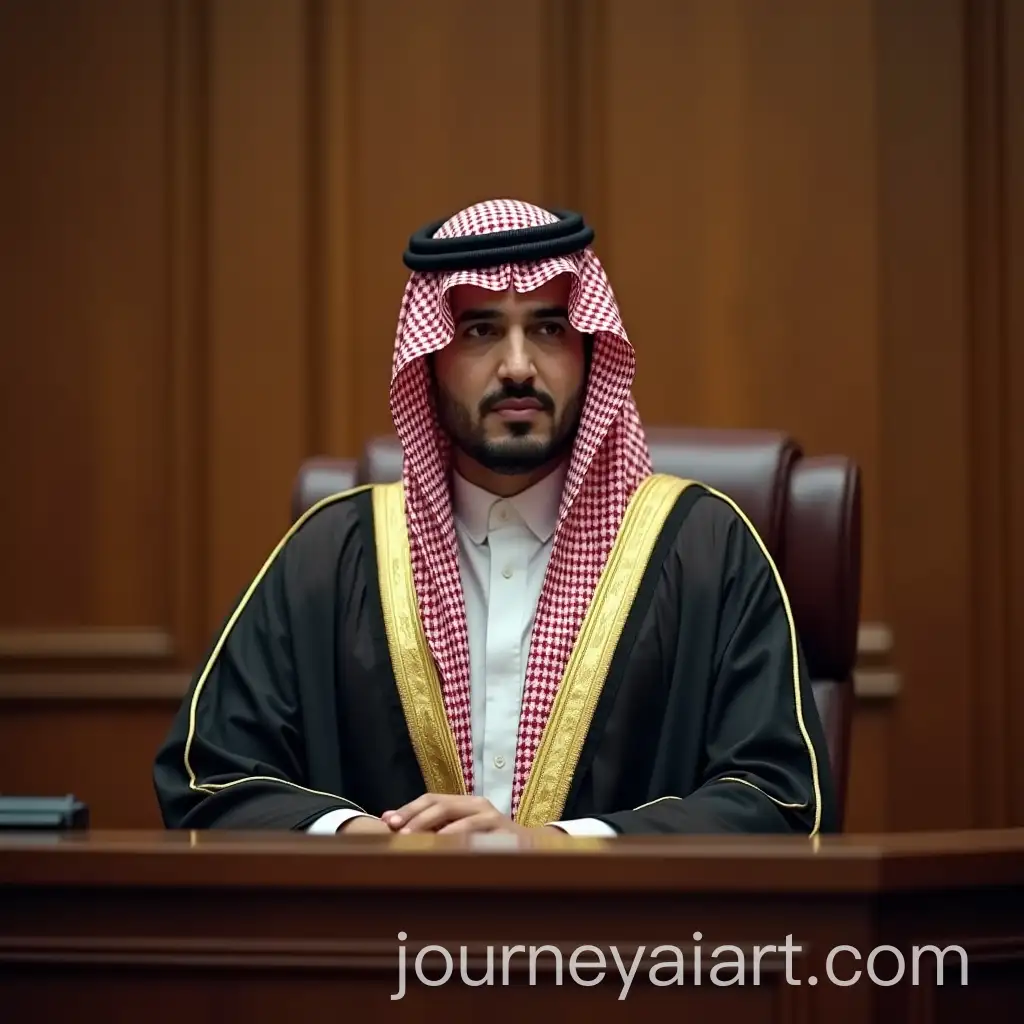 Arab-Judge-Questioning-Defendant-in-Courtroom-Setting