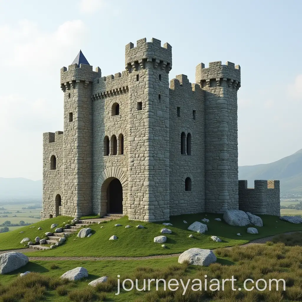 Unique-Stone-Castle-Shaped-Like-a-Human-Figure