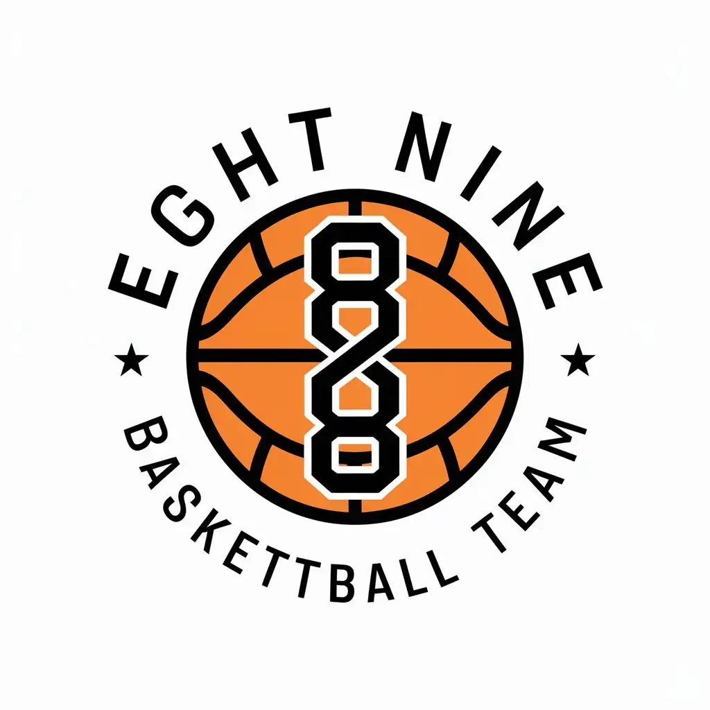 LOGO-Design-for-Eight-Nine-Basketball-Team-Modern-and-Dynamic-with-Numerical-and-Sporting-Elements