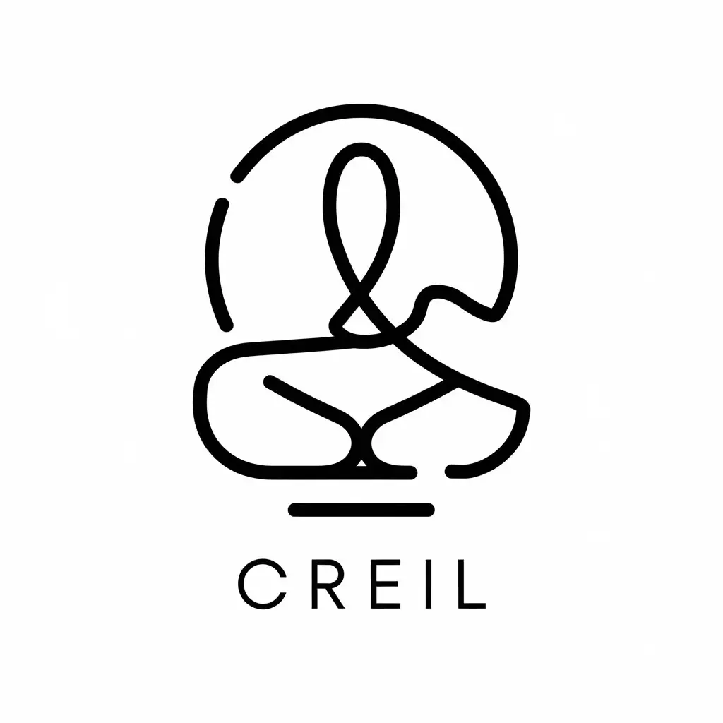 LOGO-Design-for-CREIL-Elegant-Line-Art-in-Womens-Clothing-Industry