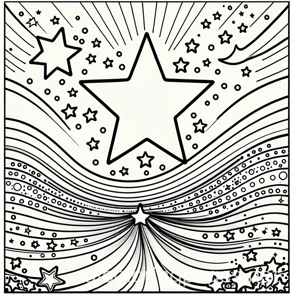 Simple-Star-Scene-Coloring-Page-for-Kids