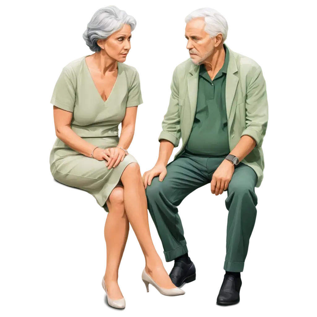 EPNG-Image-SEO-Analysislderly-Couple-in-a-Clinical-Environment-PNG-SemiRealistic-Vector-Art-with-Soft-GreenNeutral-Tones