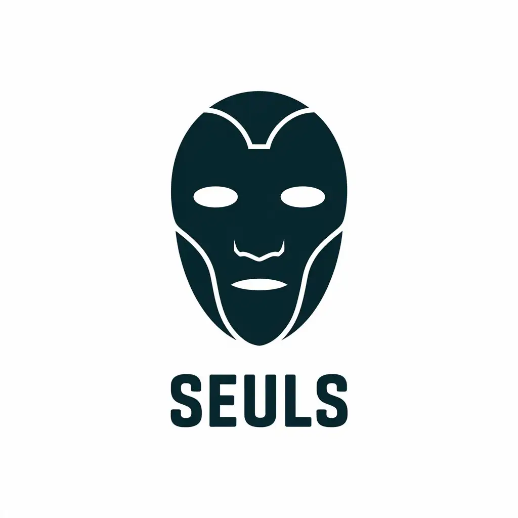 LOGO Design for SEULS Simple Mask Symbol with Clear Background