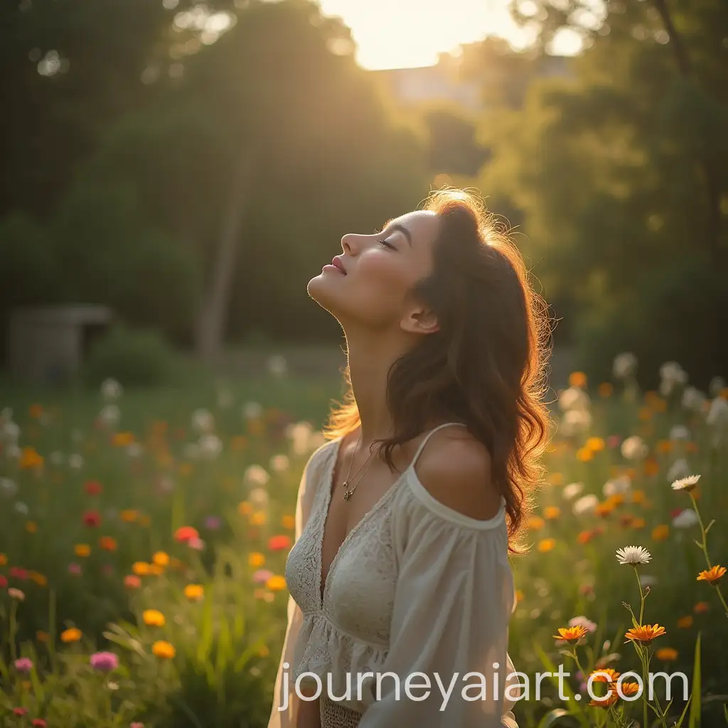 Woman-Awakens-in-a-Serene-Garden