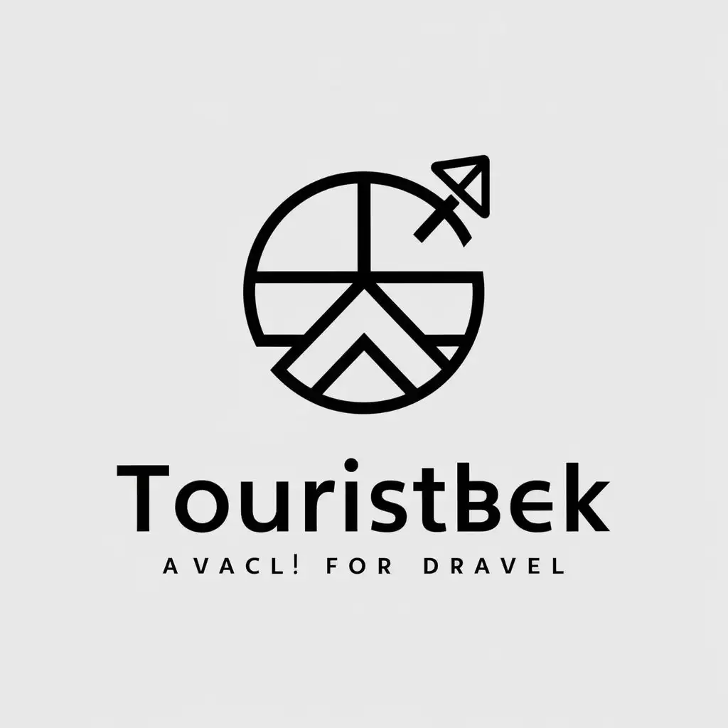 LOGO Design for TouristBek Modern Minimalist Symbol for Travel Apps