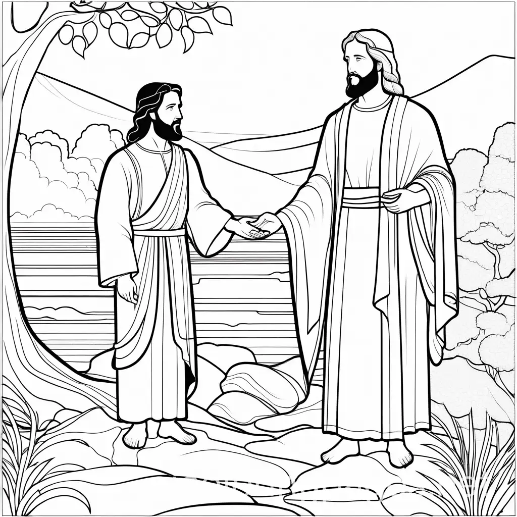 Jesus-Calling-Philip-and-Nathaniel-Coloring-Page-for-Kids