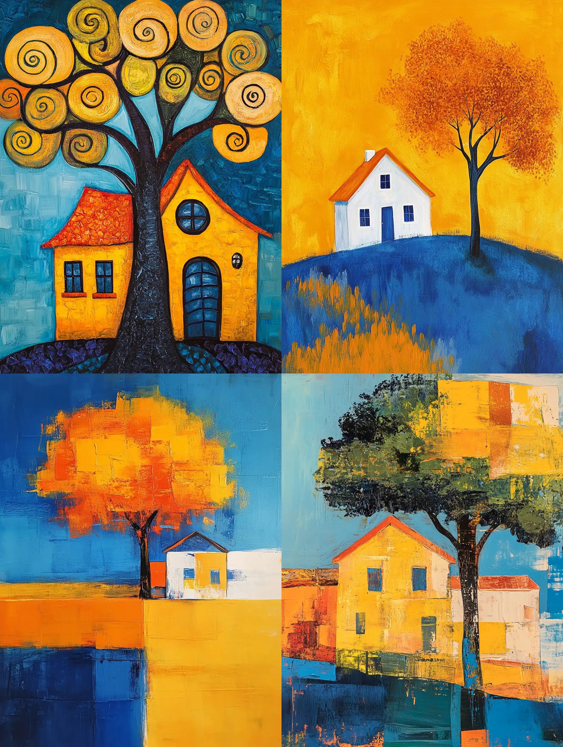 Vibrant-Abstract-Tree-Against-a-Colorful-House-Background