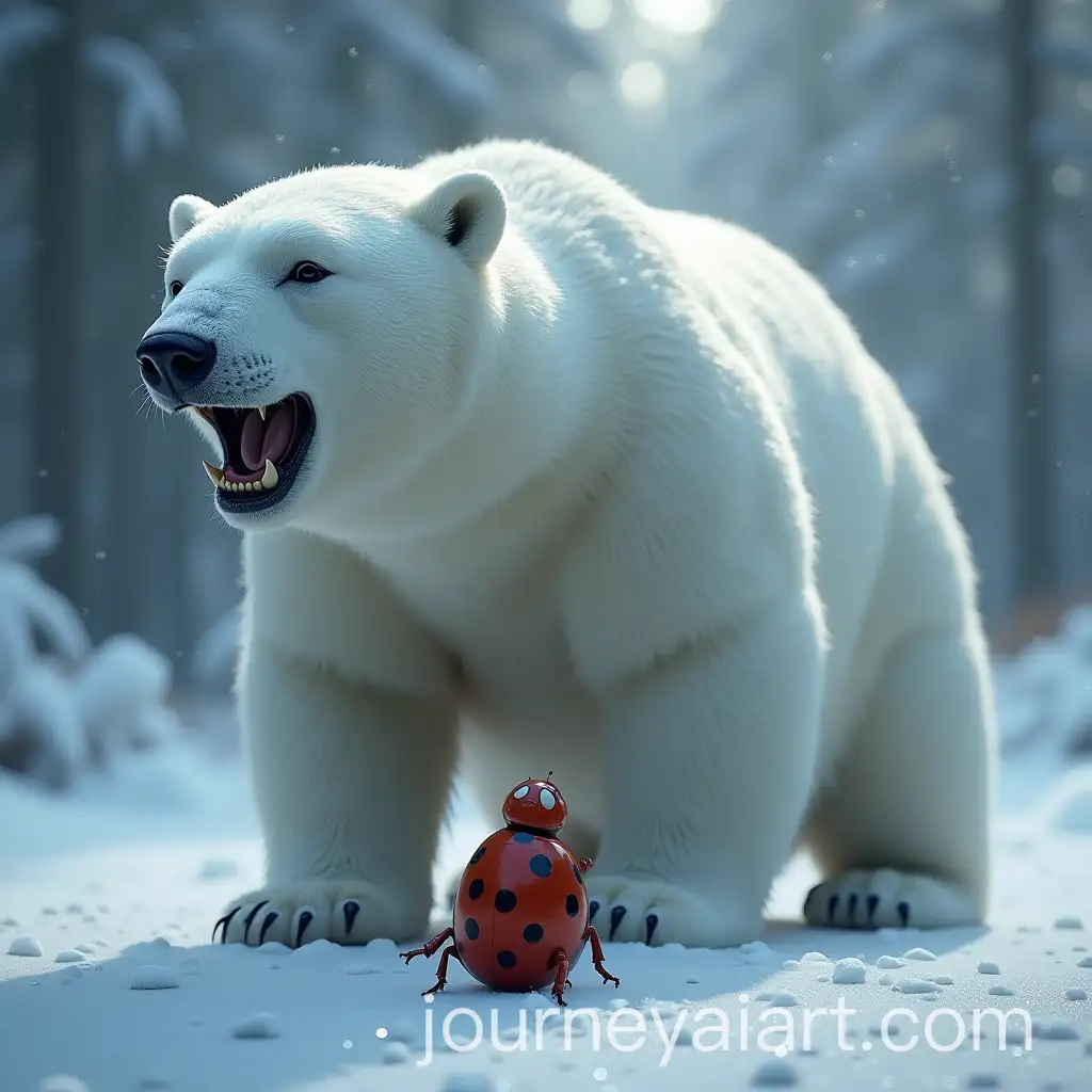 Futuristic-Fusion-of-Ladybug-and-Polar-Bear-in-Cinematic-Roaring-Atmosphere