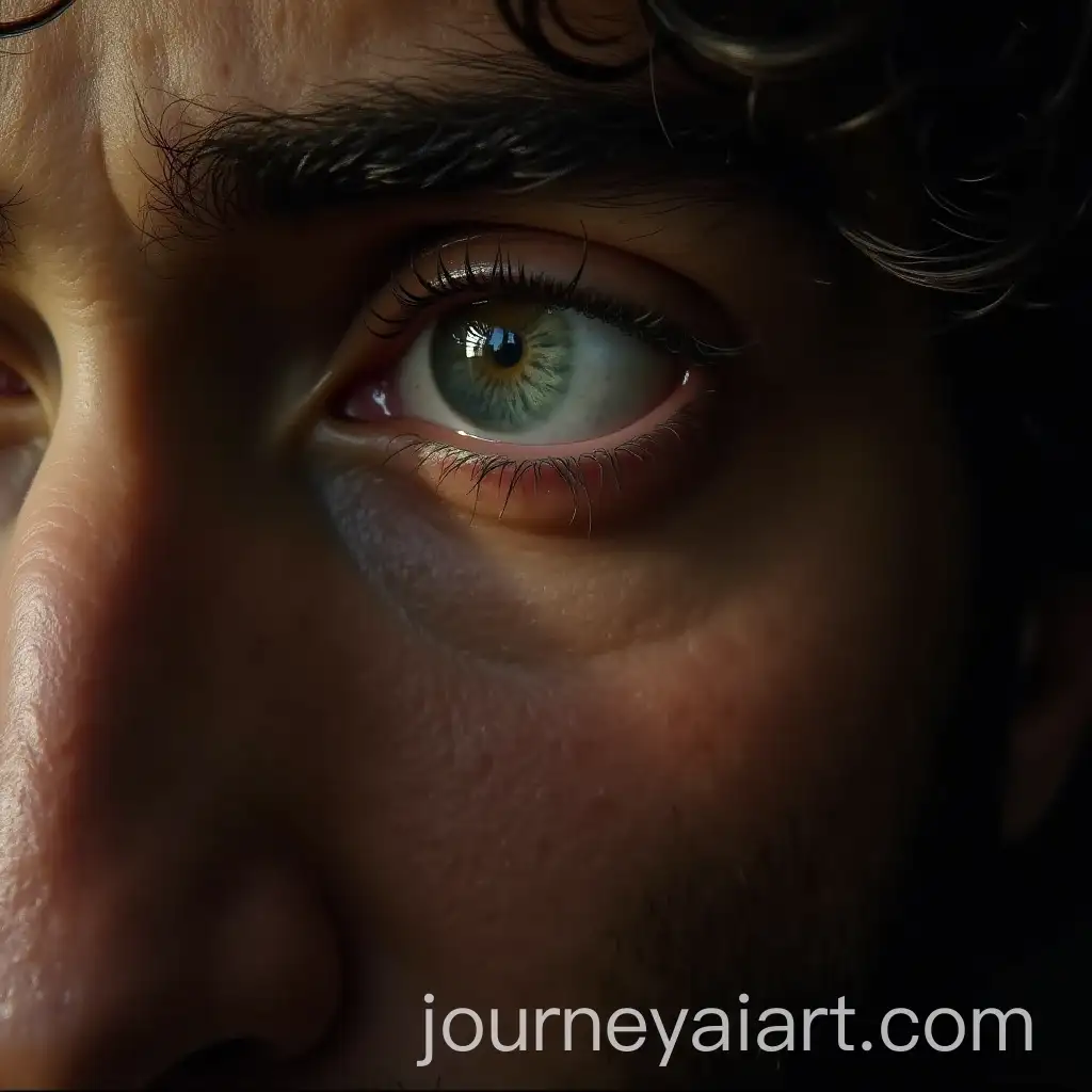 Jesus-with-Sad-Eyes-Crying-Tears-in-a-Portrait