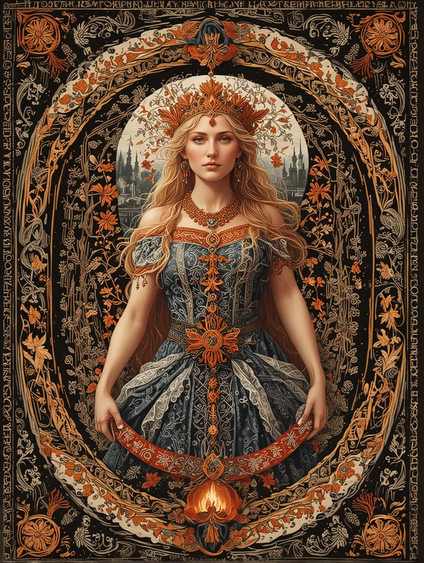 Slavic-Mythology-Tarot-Card-Temptation-with-Folklore-Motifs-and-Intricate-Patterns