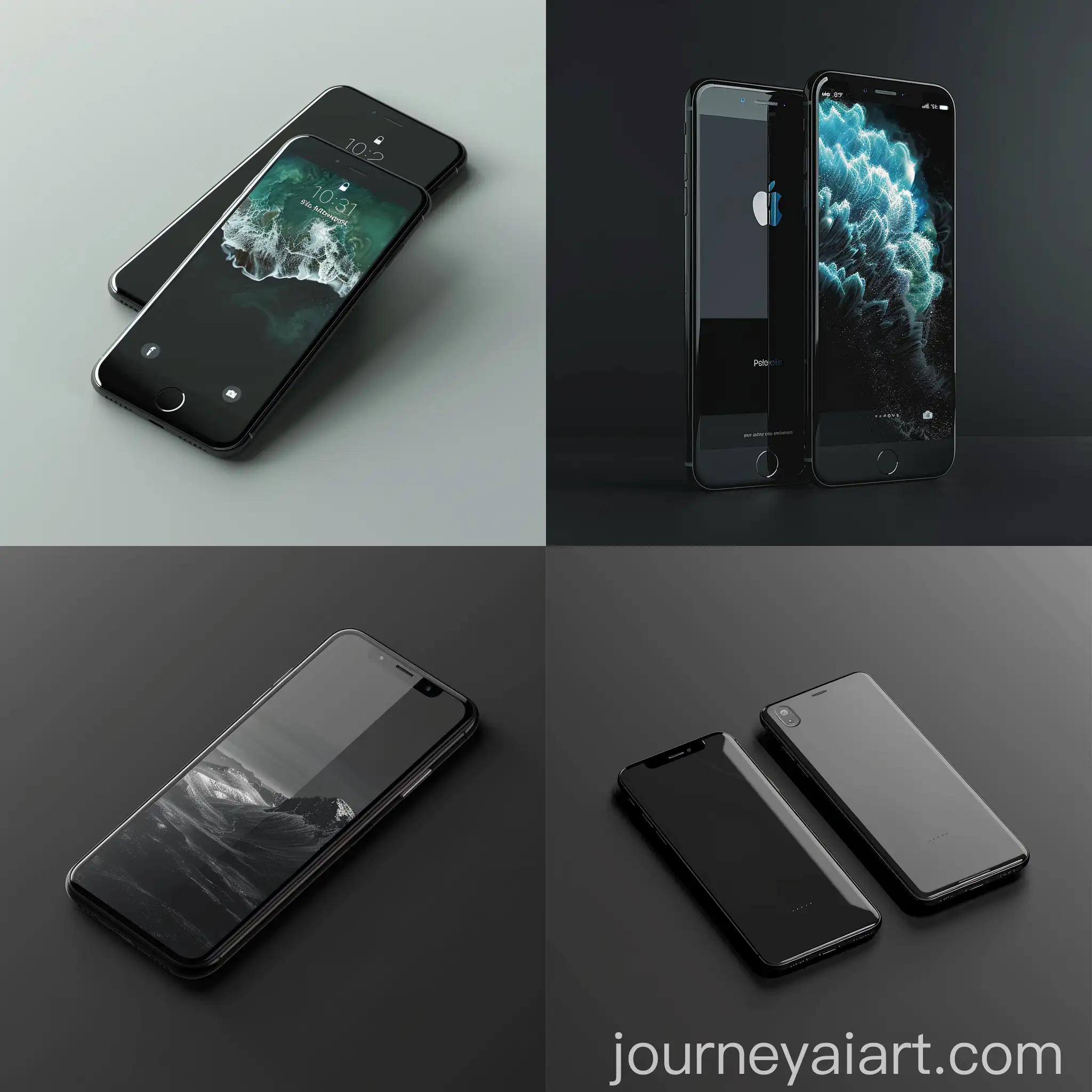 Futuristic-iPhone-8-Plus-Mockup-in-Dark-Subtle-Aesthetic