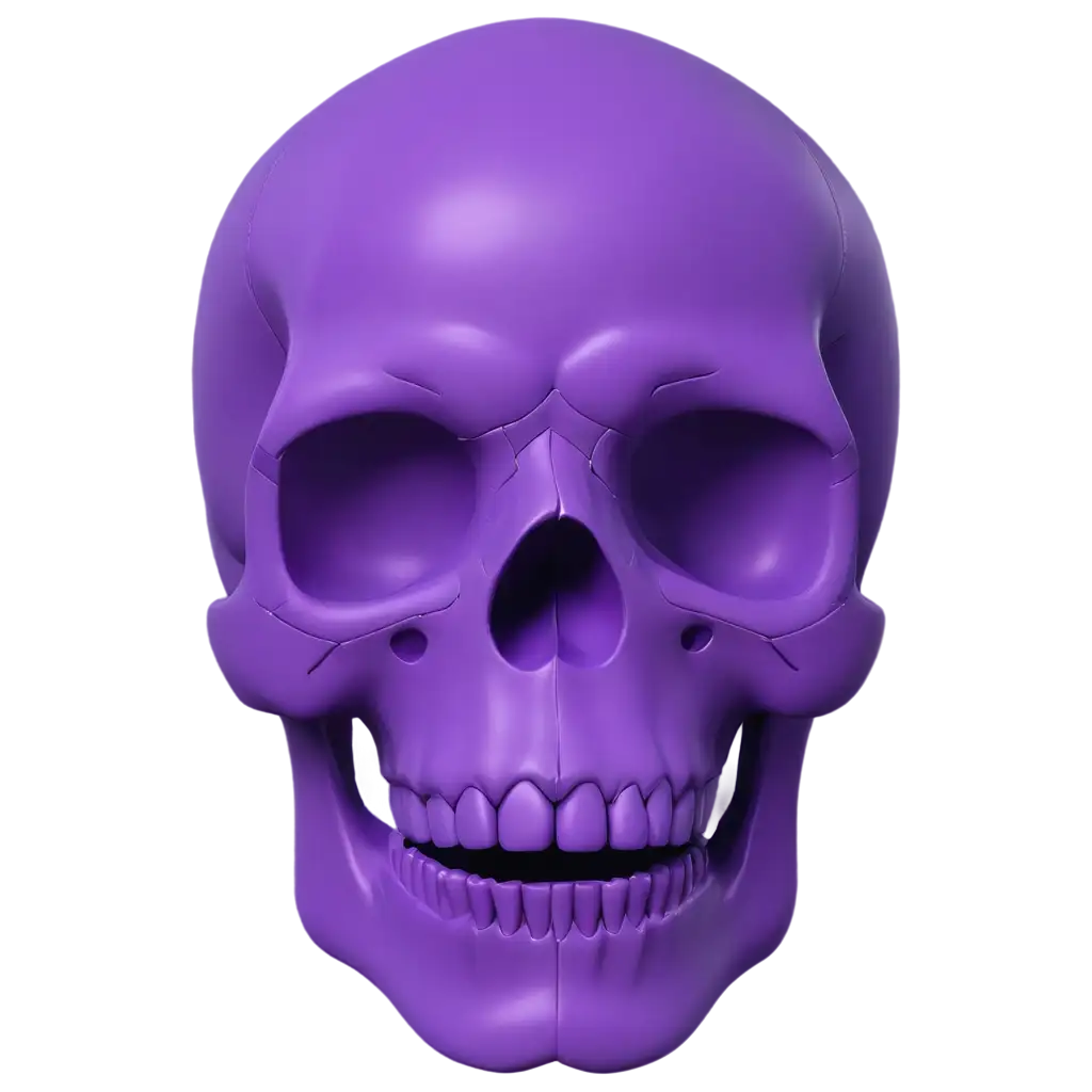 3D-Purple-Skull-PNG-with-Long-Canines-and-Cheeks-HighQuality-Illustration-for-Graphic-Design