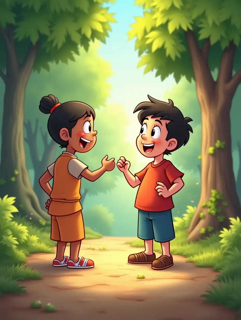 cartoon story in hindi