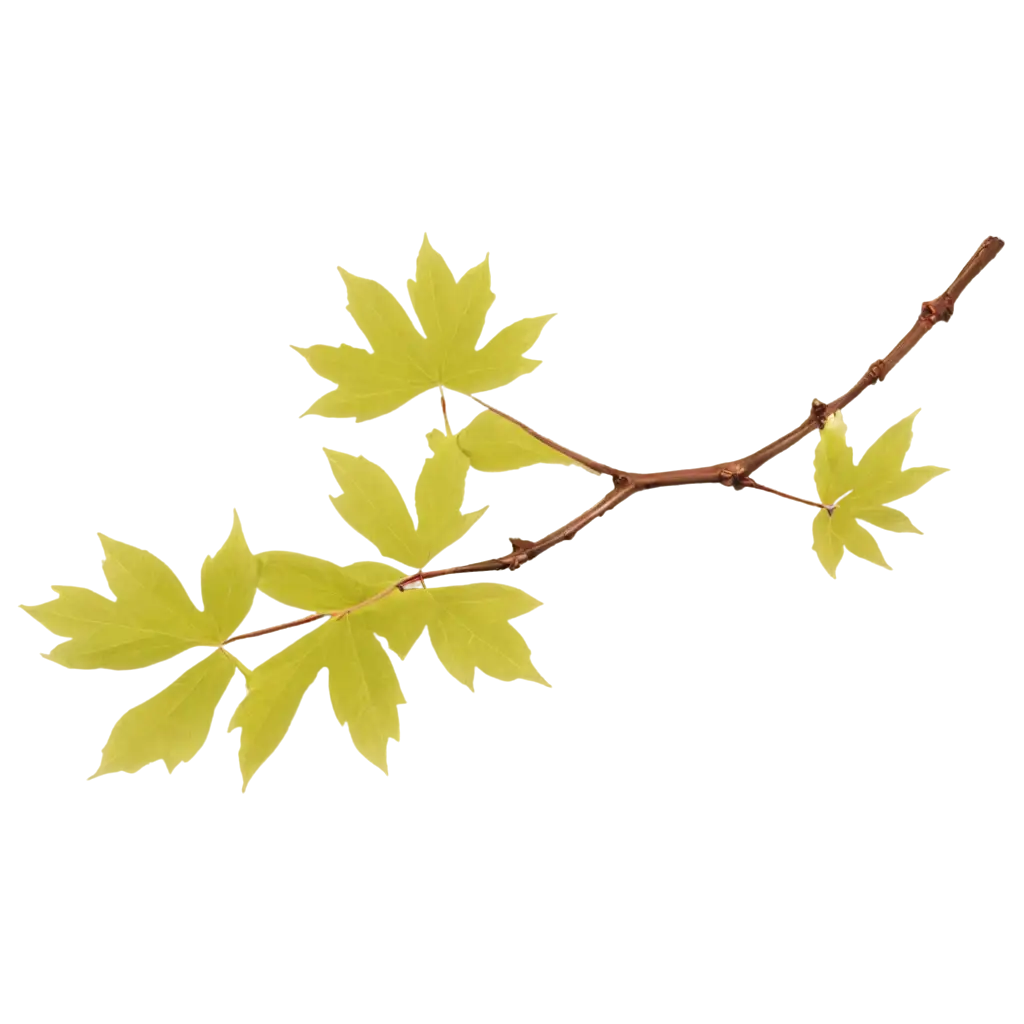 Twig-with-Maple-Leaves-PNG-Image-Natural-Elegance-Captured-in-High-Quality