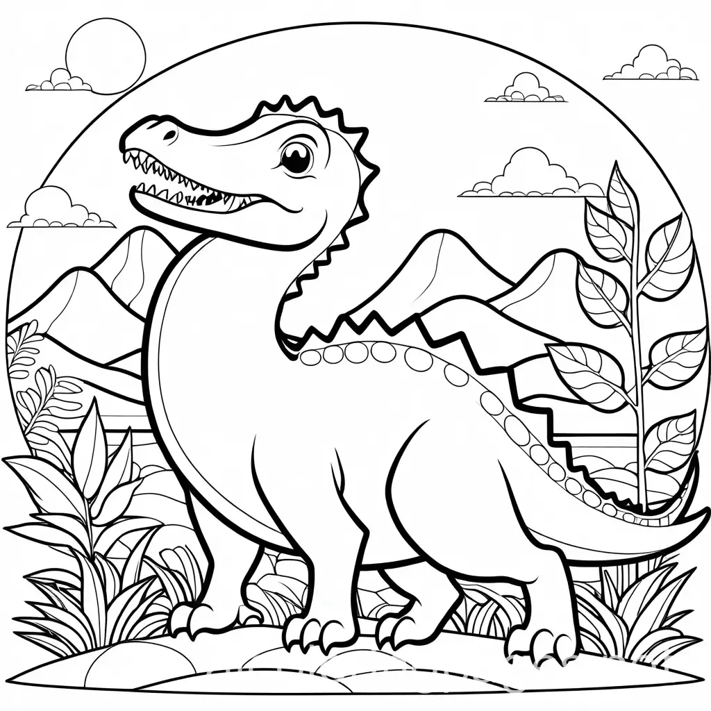 Simple-Dinosaur-Coloring-Page-for-Kids