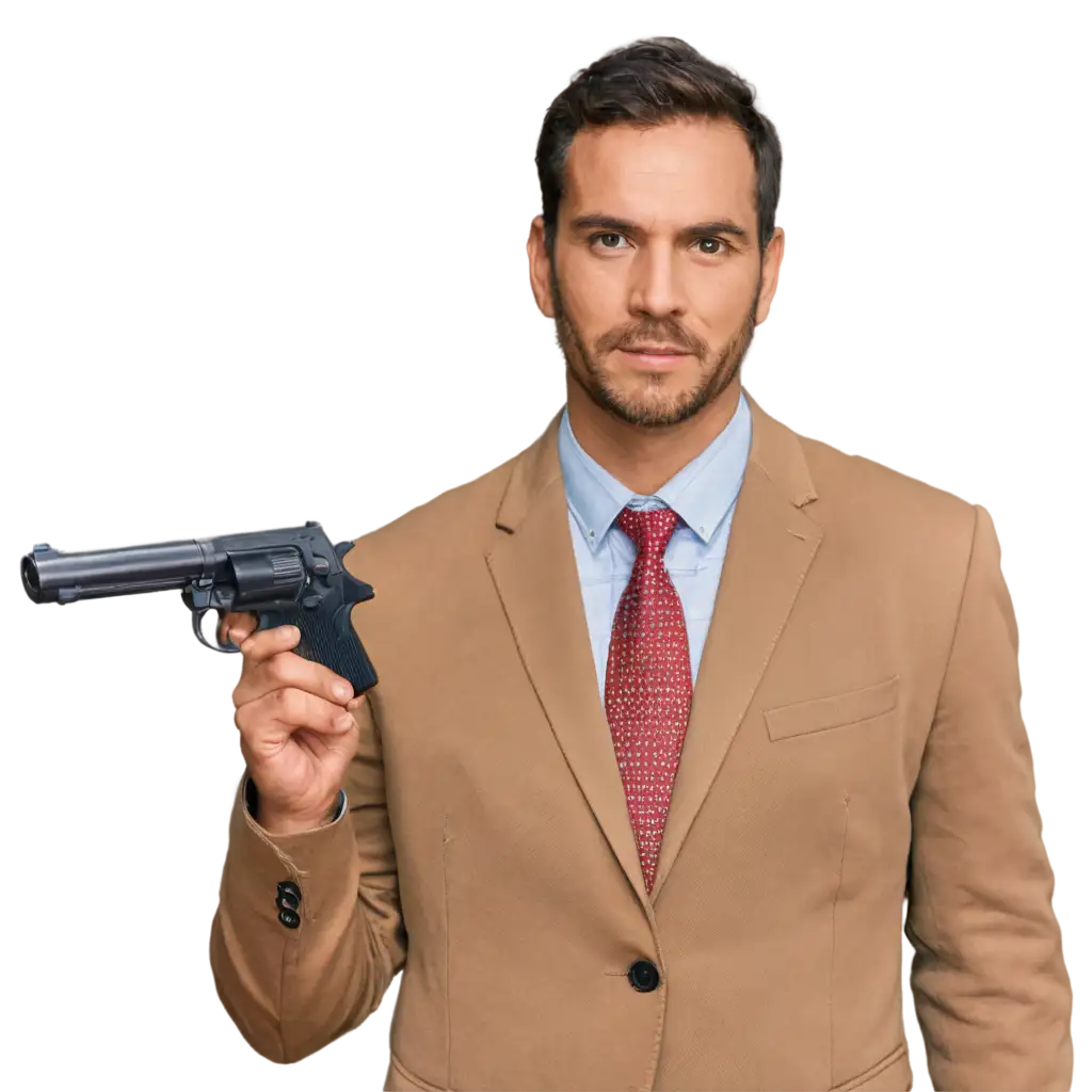 HighQuality-PNG-Image-of-a-Man-Holding-a-Gun-for-Diverse-Applications