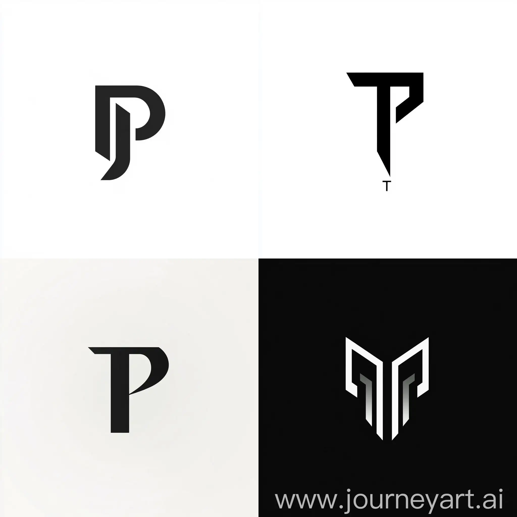 Minimalist-Logo-Design-with-Letters-P-and-T