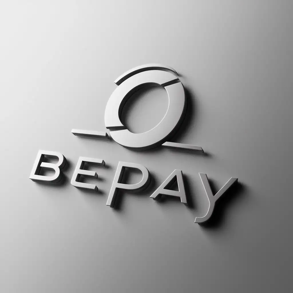 a logo design,with the text "bePay", main symbol:Letter ‘o’, flag of Georgia,Moderate,clear background