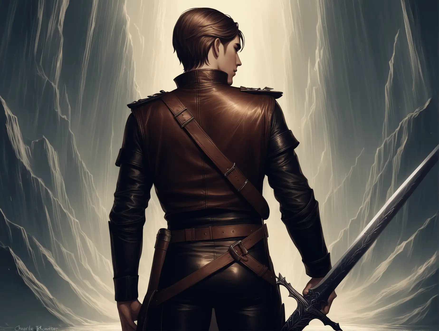 Young-Mercenary-in-Leather-Clothing-Holding-a-Sword-Fantasy-Art