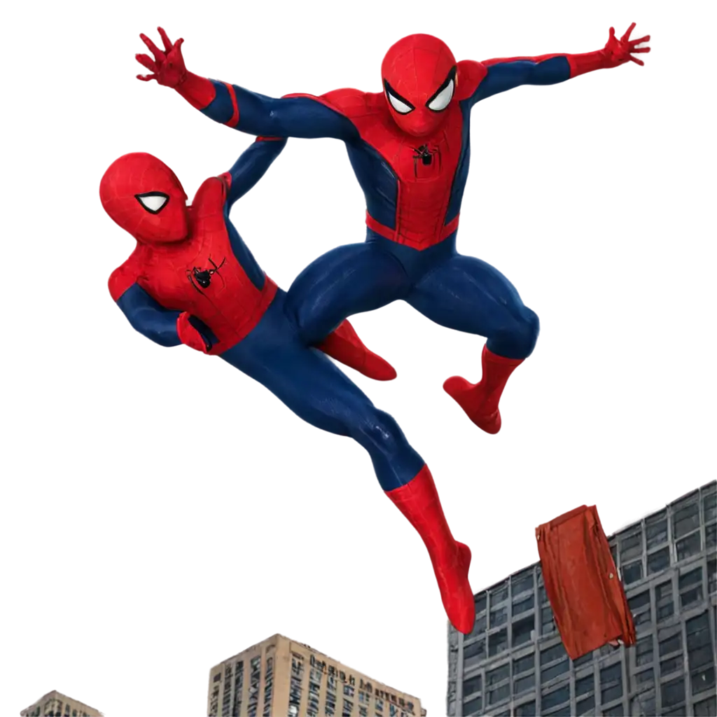 SpiderMan-JumpingPNG-SpiderMan-Usage-Analysis-from-a-Building-HighQuality-PNG-Image-for-Dynamic-Visuals