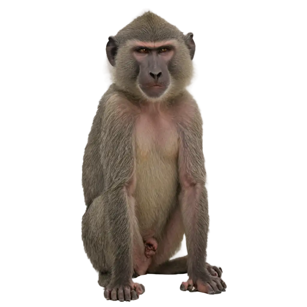 Stunning-Baboon-PNG-Image-Enhance-Your-Designs-with-HighQuality-Clarity