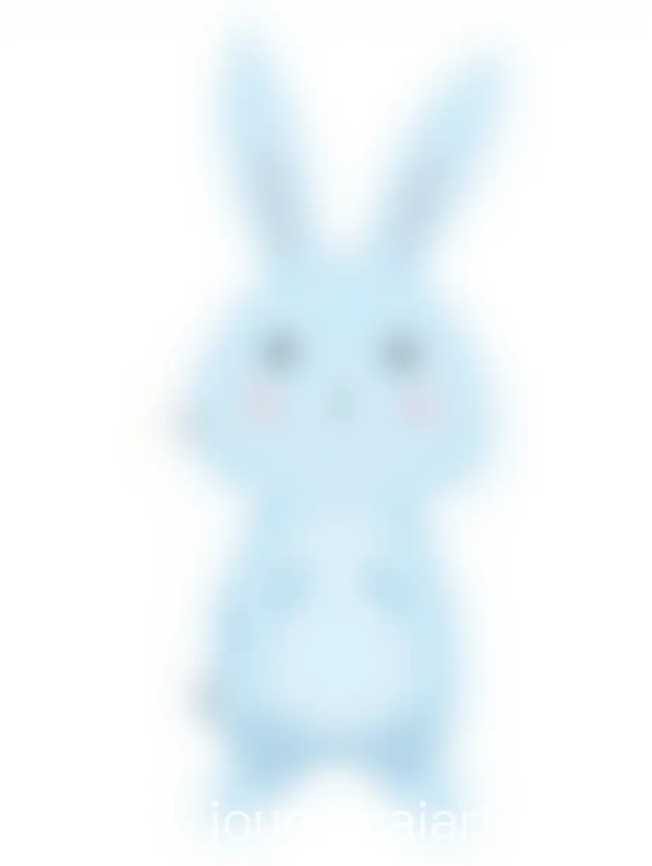 Brave-Blue-Bunny-Standing-on-Hind-Legs-in-Anime-Style