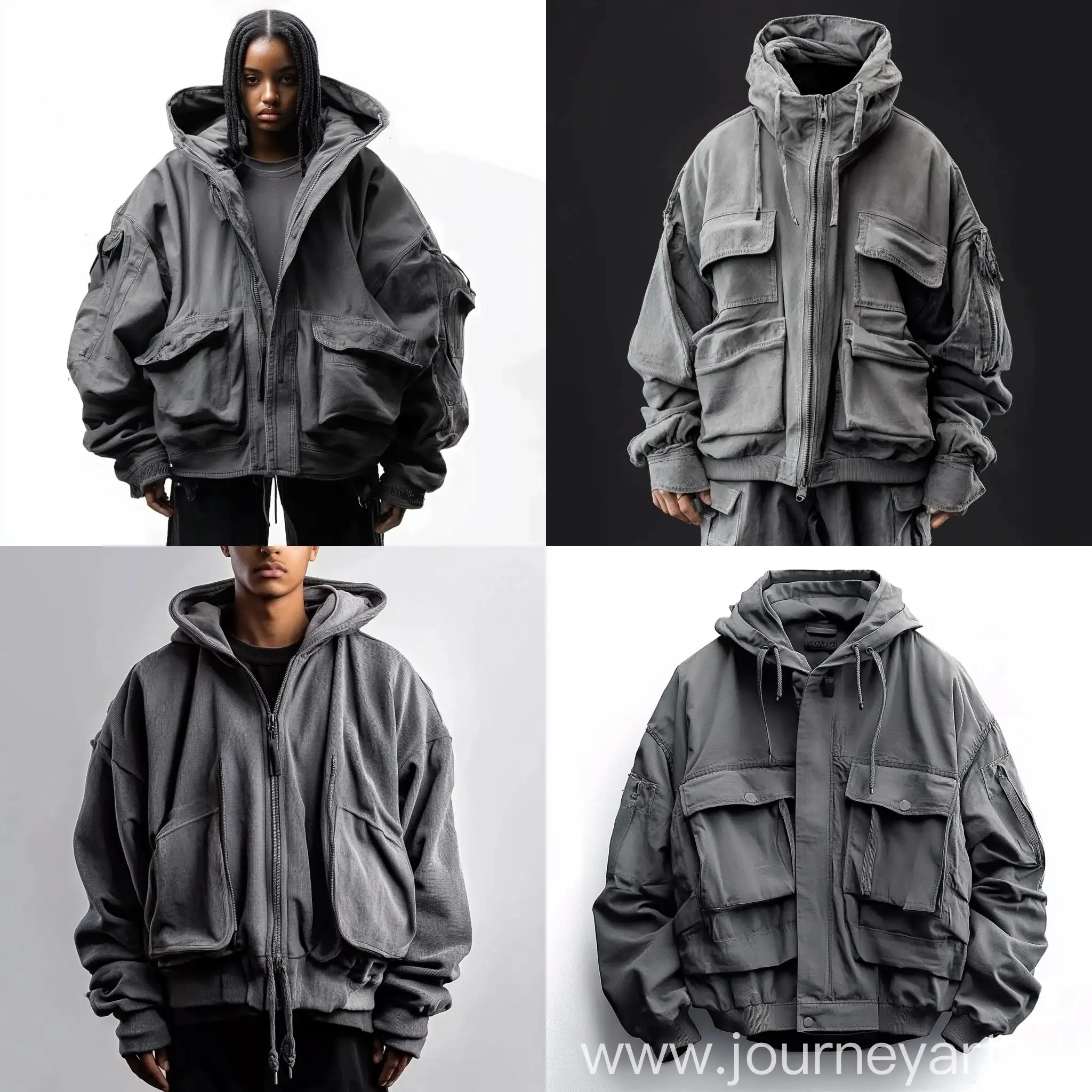 Gray-Y2K-Style-Jacket-on-White-Background