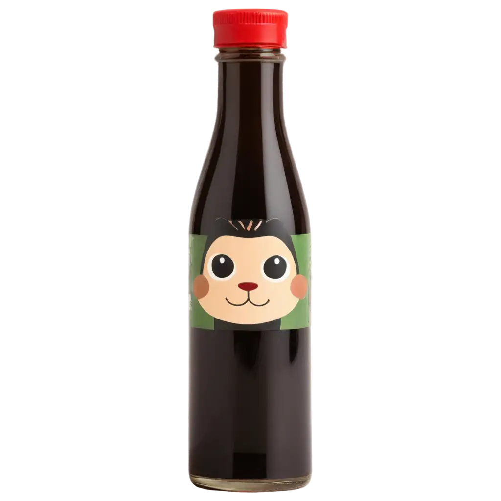 Cartoon-Bottle-Soy-Sauce-Bango-PNG-Image-HighQuality-Transparent-Background-for-Versatile-Use