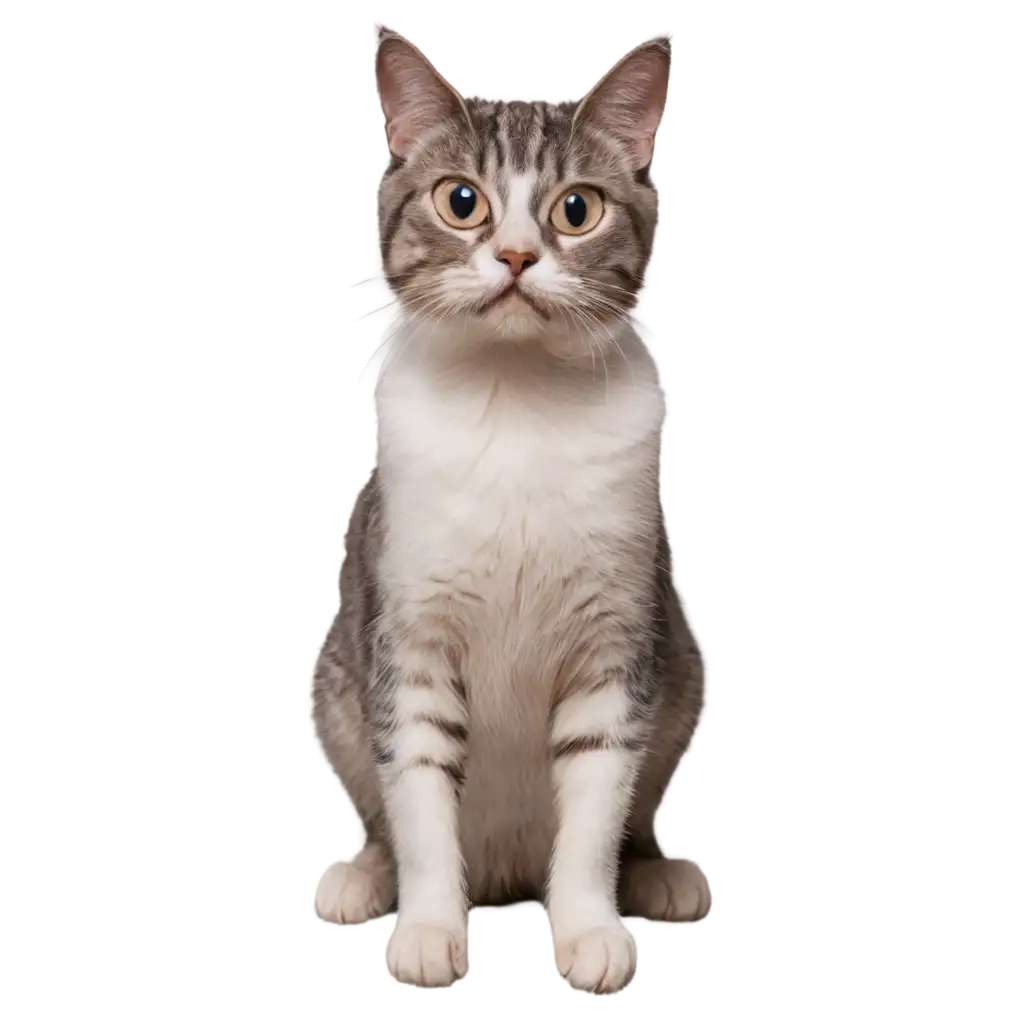 Scared-Looking-Cat-PNG-Image-Expressive-and-HighQuality-Illustration