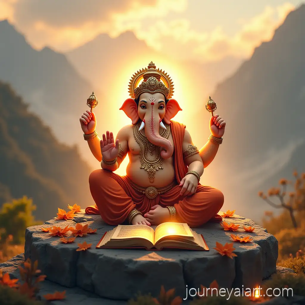 LordGanesha-writing-Mahabharata-Ganesha-Writing-the-Mahabharata-on-Ancient-Palm-Leaves