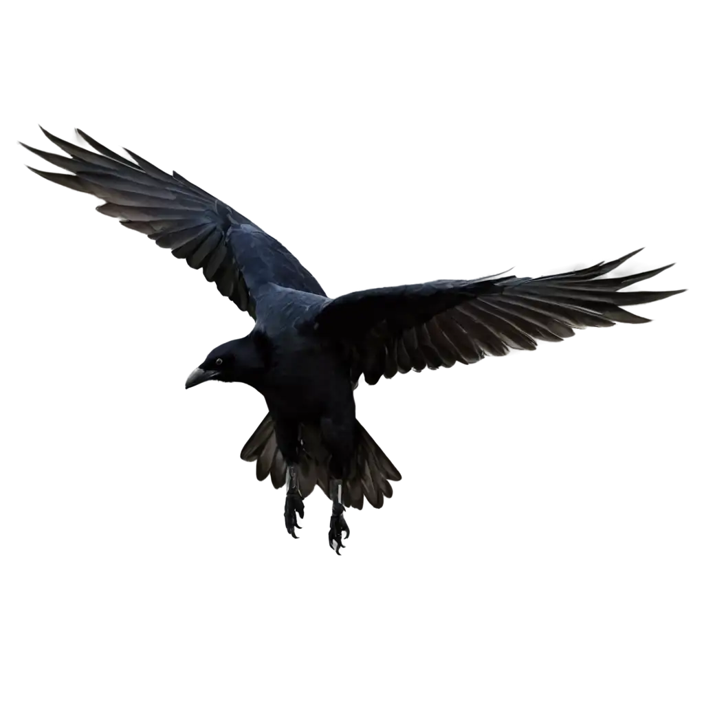 crow flying