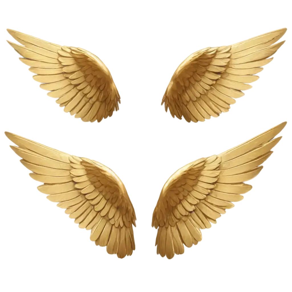 Stunning-Golden-Wings-ClipART-PNG-for-Versatile-Design-Applications