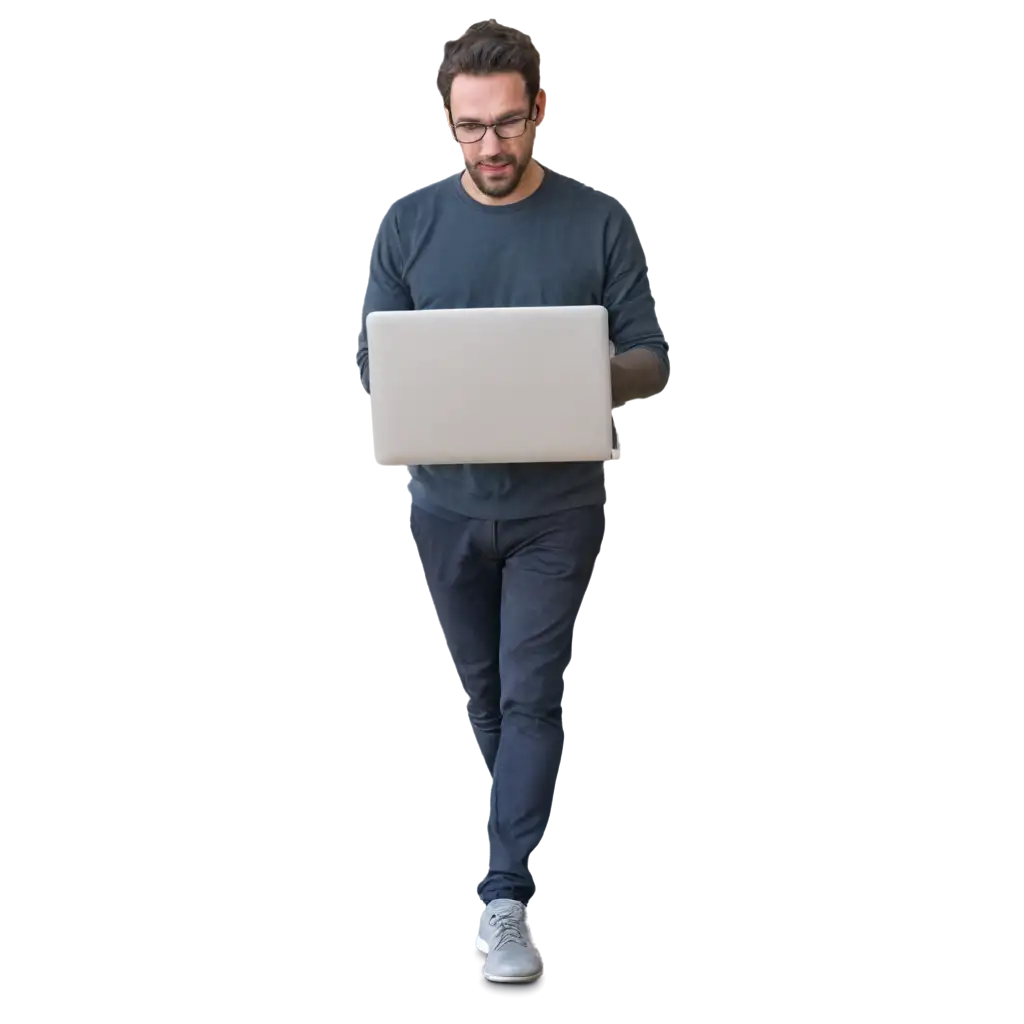 A-Man-BehindPNG-Image-Usage-Analysis-a-Laptop-PNG-Image-for-Professional-and-Creative-Use