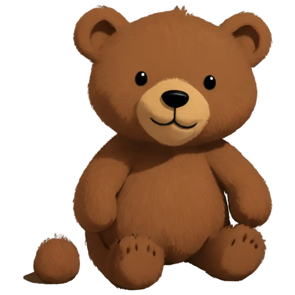 Create-a-Smiling-Bear-PNG-Joyful-Bear-Illustration-for-Versatile-Applications