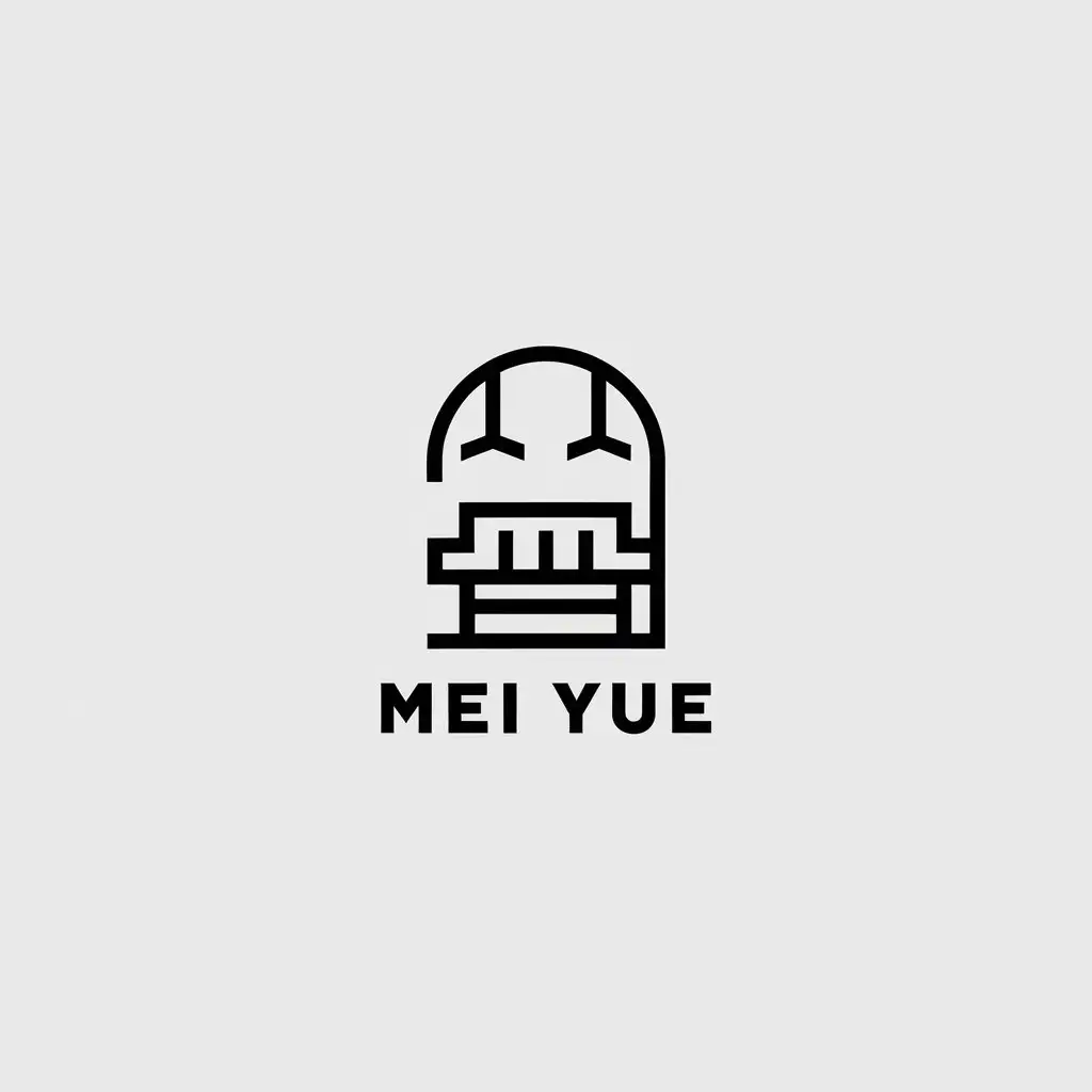 LOGO Design for Mei Yue Minimalistic Furniture Interior Vector Logo