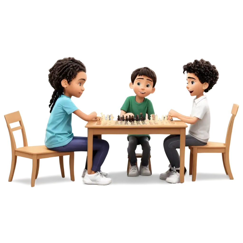 Cartoon-Kids-Chess-Room-PNG-Engaging-Visuals-for-Chess-Enthusiasts