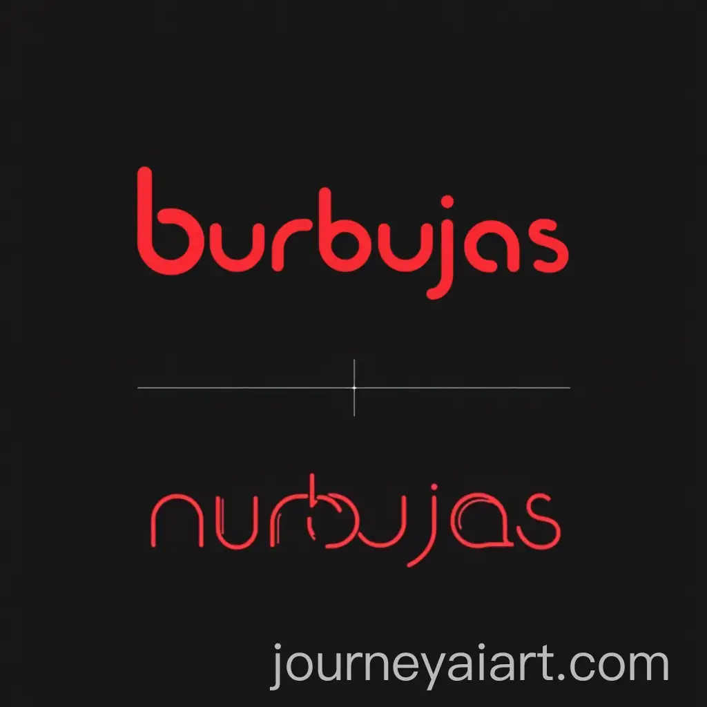 Modern-Elegant-Typography-Logo-for-Burbujas-in-Red