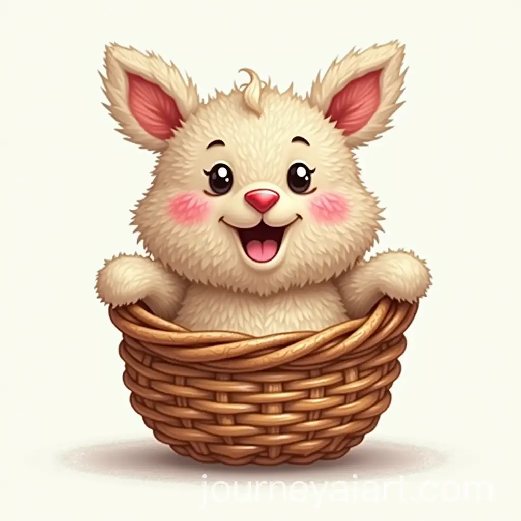 Cartoon-Knitted-Logo-with-Basket-AR-11-No-91089