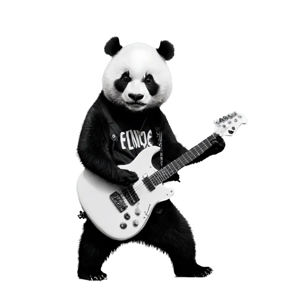 Punk rock panda