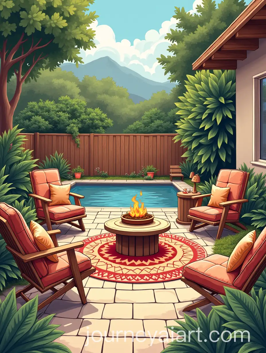 Cozy-Outdoor-Space-with-Warm-Accents-and-Creative-Home-Decor