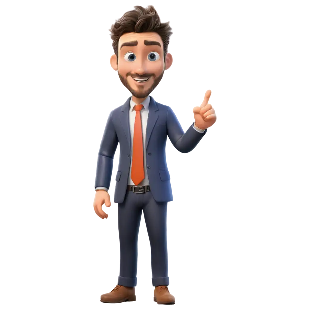 Creative-3D-Cartoon-Animation-of-a-Smart-Marketing-Expert-HighQuality-PNG