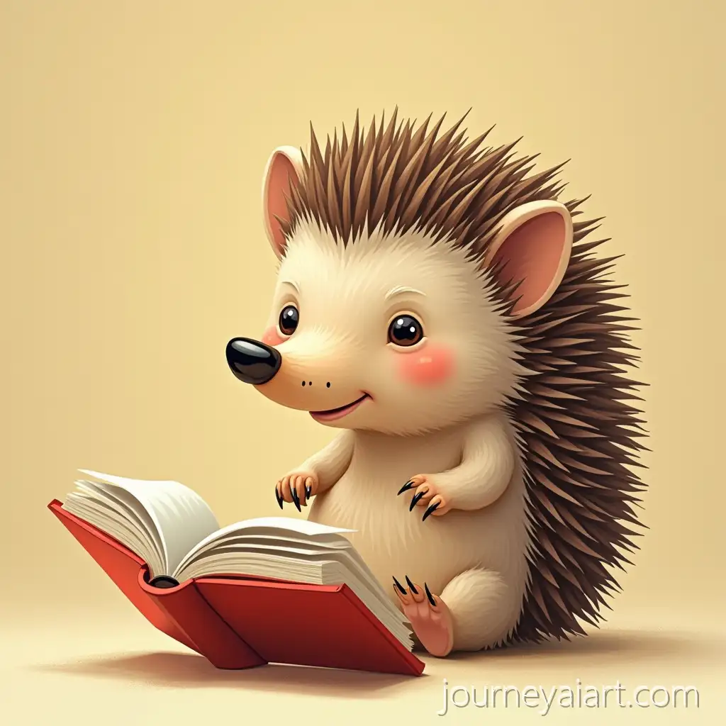 Cute-Hedgehog-Character-for-Childrens-Book-Illustration