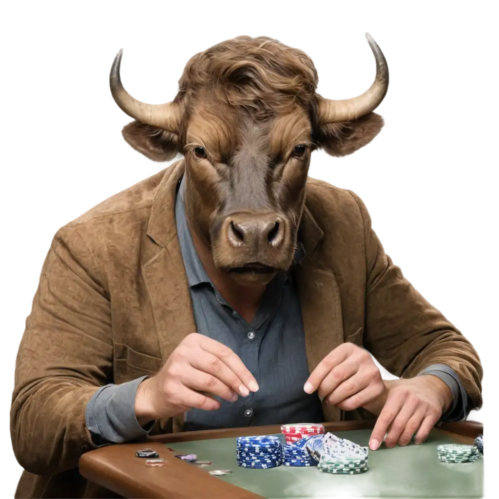 PNG-Image-of-a-Bull-Playing-Poker-Creative-AI-Art-Prompt