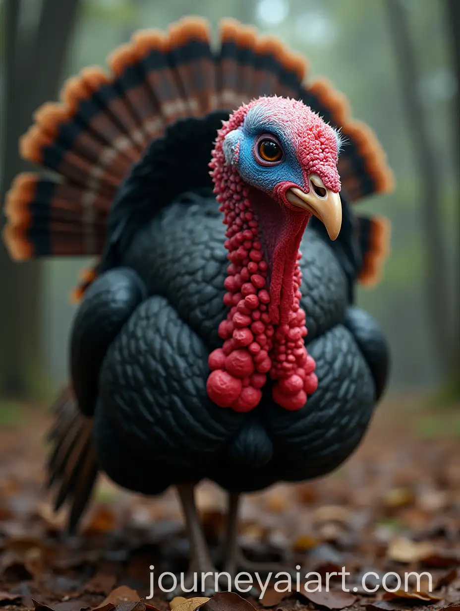 The-Angriest-Turkey-in-the-World-Showing-Intense-Fury
