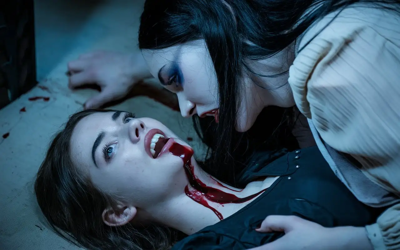 Vampire-Feeding-Scene-with-Dramatic-Lighting-and-Intense-Atmosphere