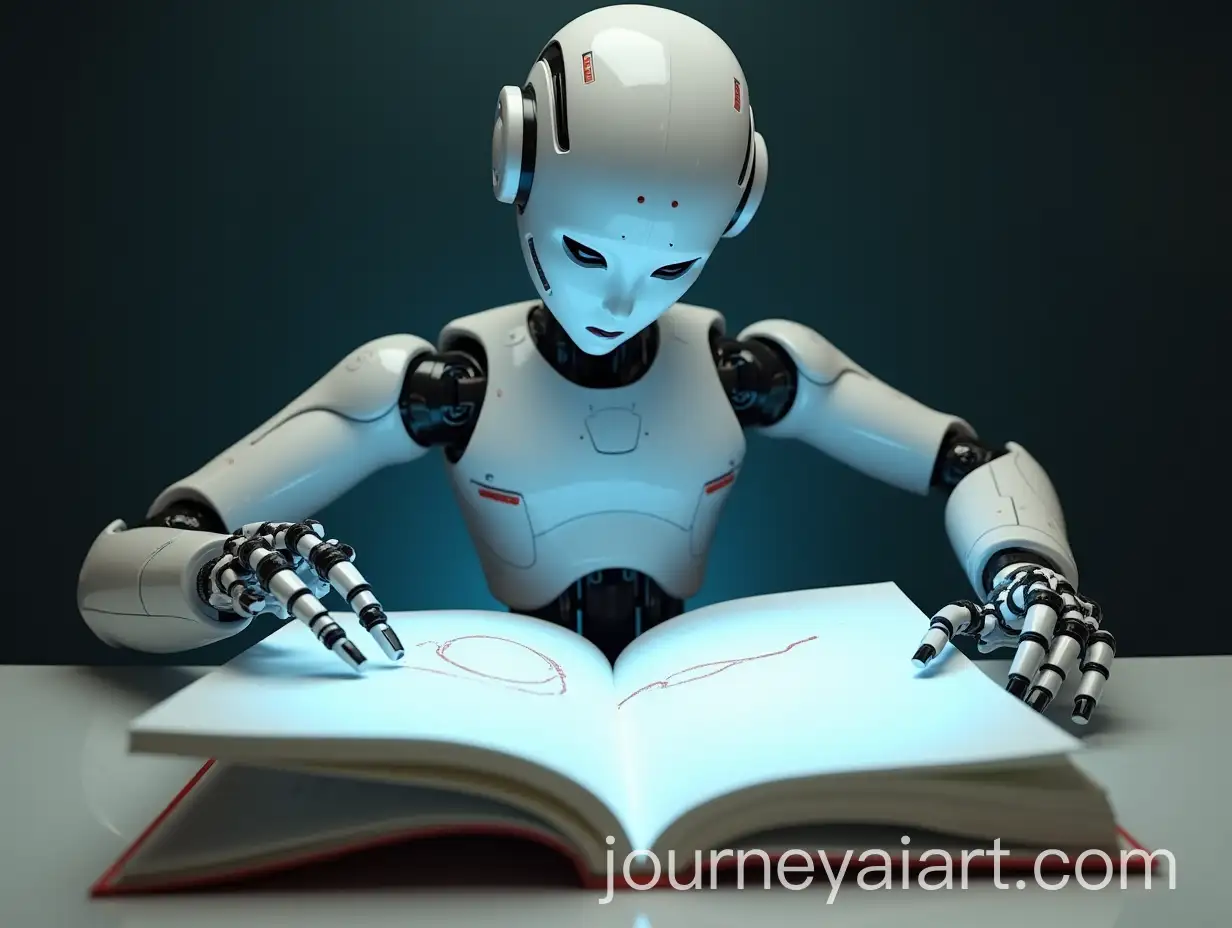 Robot-Tracing-Lines-in-a-Book-While-Reading