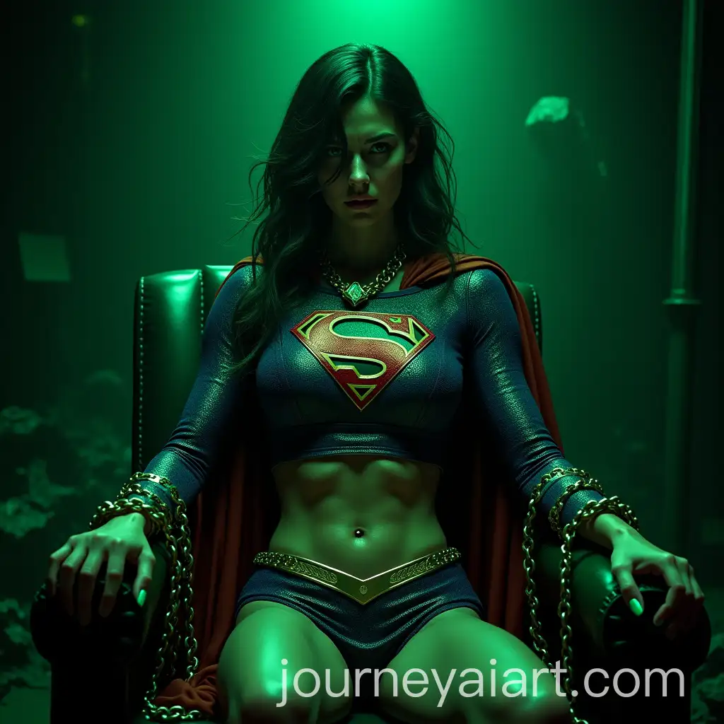 Supergirl-Defeated-by-Kryptonite-in-Villains-Lair