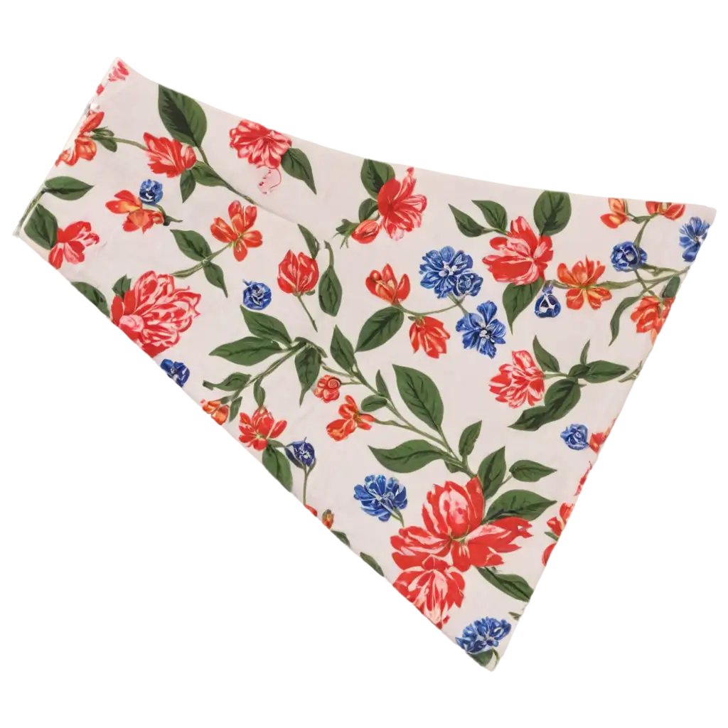 Chintz-Printed-Handkerchief-PNG-Image-for-HighQuality-Digital-Use