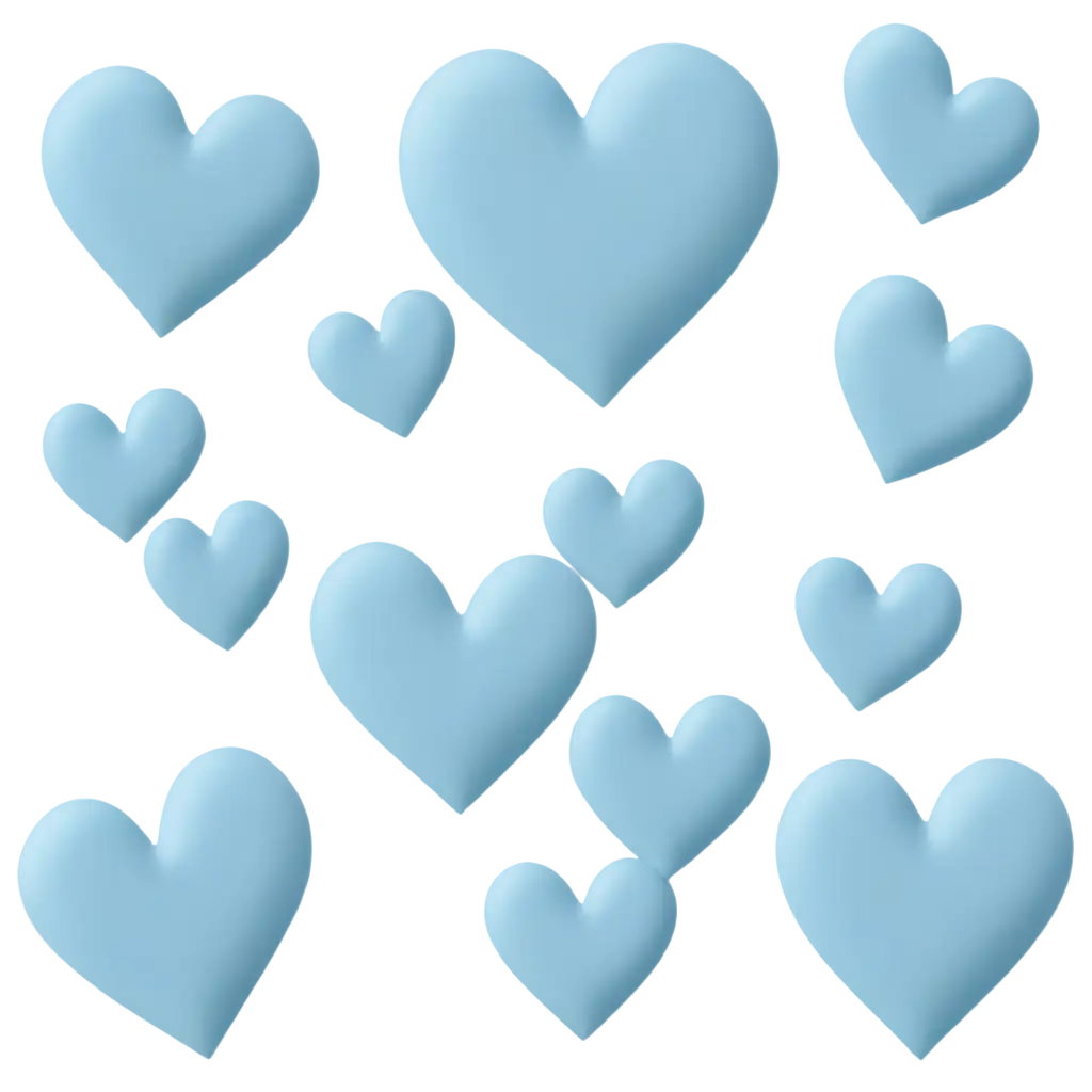 3D-Paper-Craft-Hearts-PNG-Blue-and-White-Minimalist-Valentines-Day-Design-with-Geometric-Shapes-and-Layered-Paper-Art